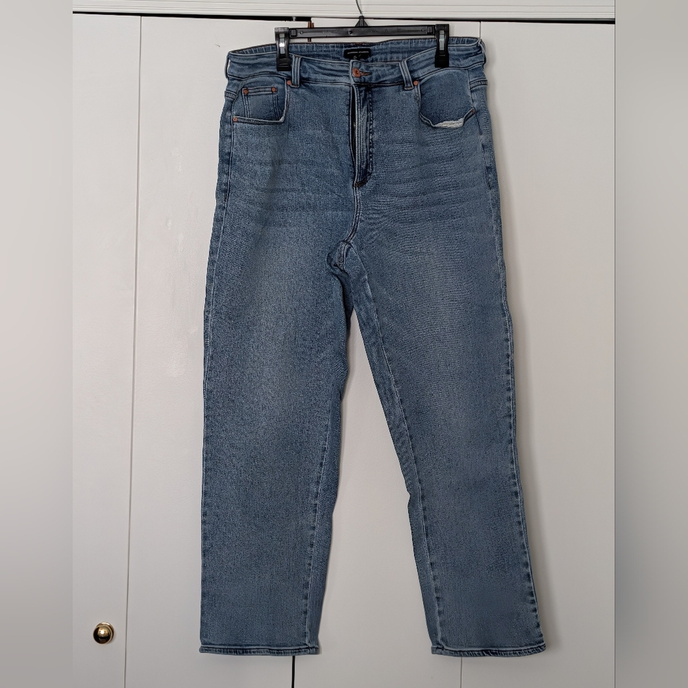 Universal Standard Etta High Rise Straight Leg Stretch Jean
